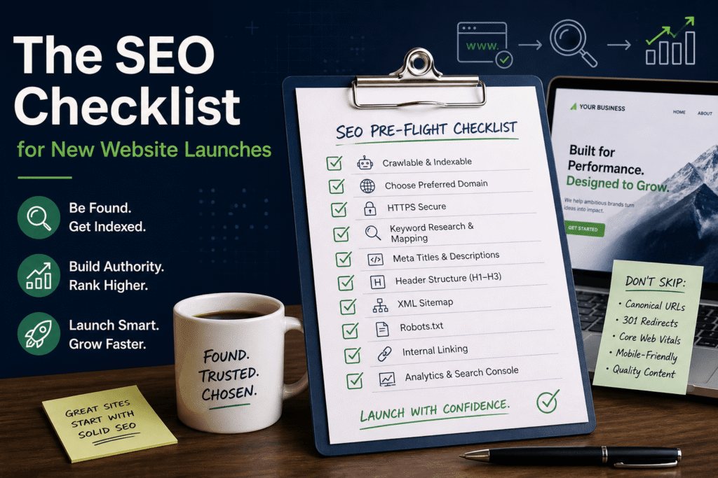 The SEO Checklist for New Website Launches 8 Norvaris Seo Checklist for Websites